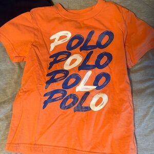 🐎Polo by Ralph Lauren Kids Orange Graphic T-Shirt